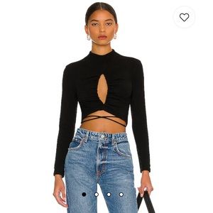 COPY - ASTR the Label - Key Hole Top in Black